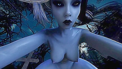 Cute brunette in white dress and sexy shorts porn scene