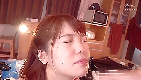 Japanese hottie with big tits gets her asshole fucked hard