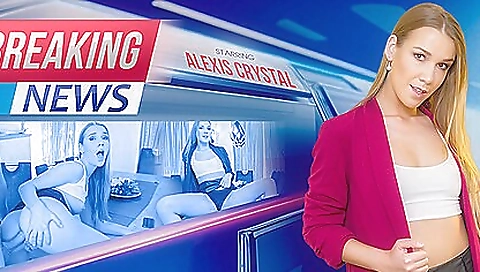 Redheaded blonde in doggy pose wants to be fucked in ass