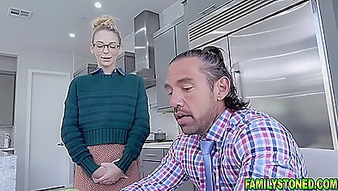 Lily Larimar - Strict Step dad Punishing His Stepdaughter