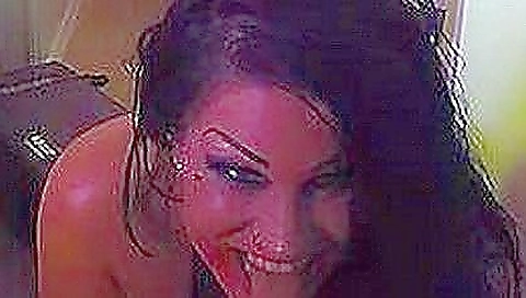 Cute brunette in hot clothes shows a tight body on hd porn video