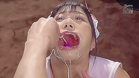 Nana maeno is cum shot by a japanese stud in a deepthroat