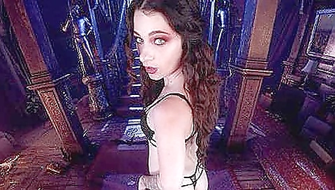 Gorgeous brunette babe gets penetrated in VR porn video