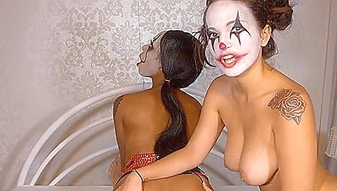 Claudia Bavel And Lola Marie In Vr Halloween Demons Fucking Your Fear