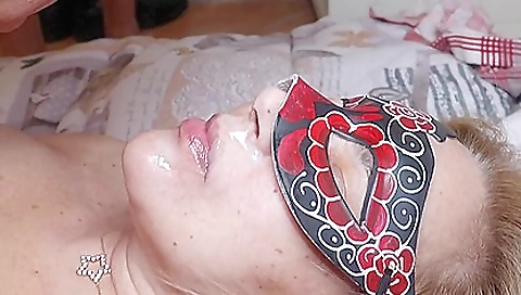 Blonde mature blonde milf getting cumshot deepthroat