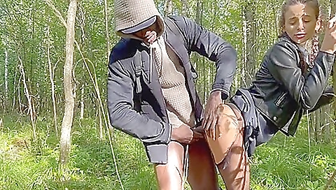 Skinny girl with a hairy ass is getting her pussy rammed