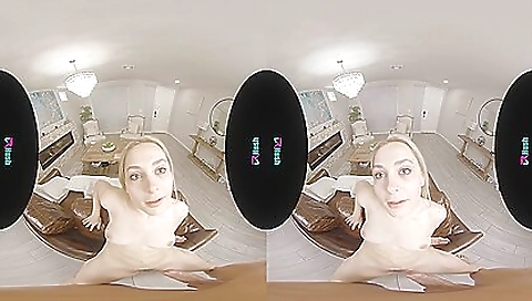 gorgeous blonde with a hairy pussy enjoys a blowjob