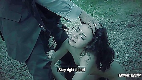 German teenager 18+ in stockings and big boots 18+