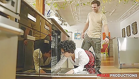 Pegas Productions - Stunning Short Haired Beauty Fucked In The Kitchen