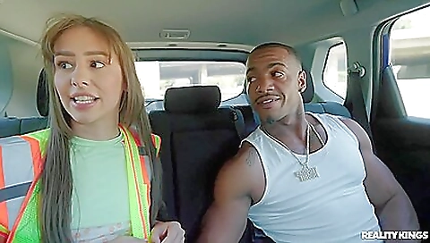 Busty teen and her boyfriend and friend are fucking in a group