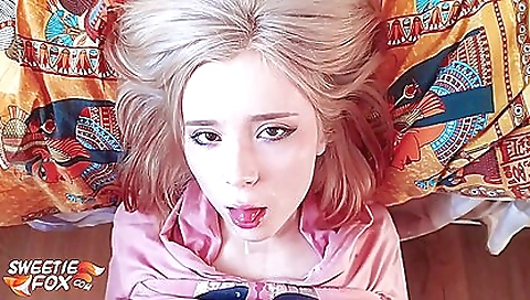 Redheaded beauty takes a deepthroat and fucks her ass