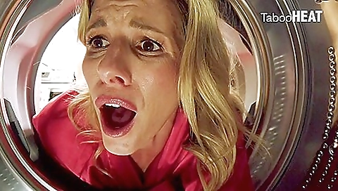 Step fantasy movie for a blonde with hairy pussy and tits