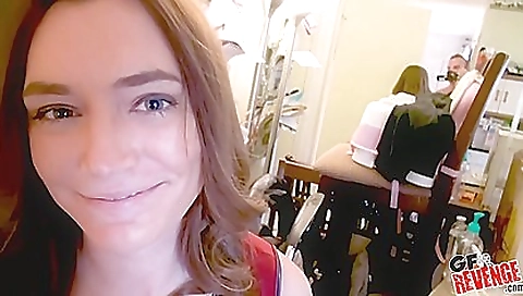 Charli gets nailed in her tight pussy in deep throat pov