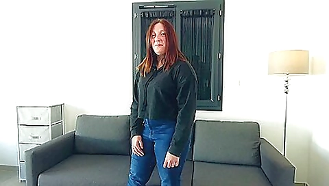 Romantic teen waitress with nice large breasts and tits