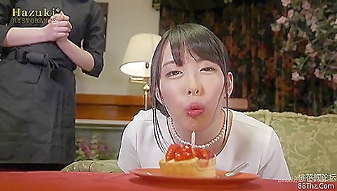 Redheaded asian slut enjoys a group of men with her big tits