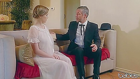 Big tit brunette 18+ babe with big boobies is drilled