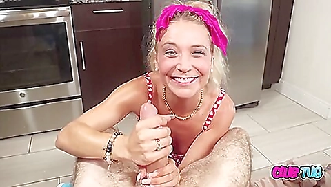 Horny blonde ally wild is getting her tight ass fucked