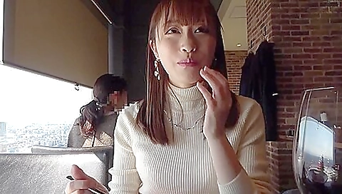 Asian brunette with a cute body 100% fucked in doggy and creampie