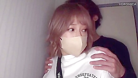 Busty blonde enjoying her man's dick in the kitchen